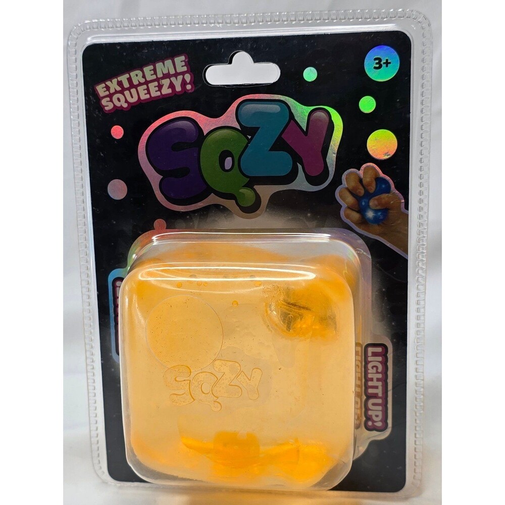 SQZY Light up Jumbo Cube Orange New
